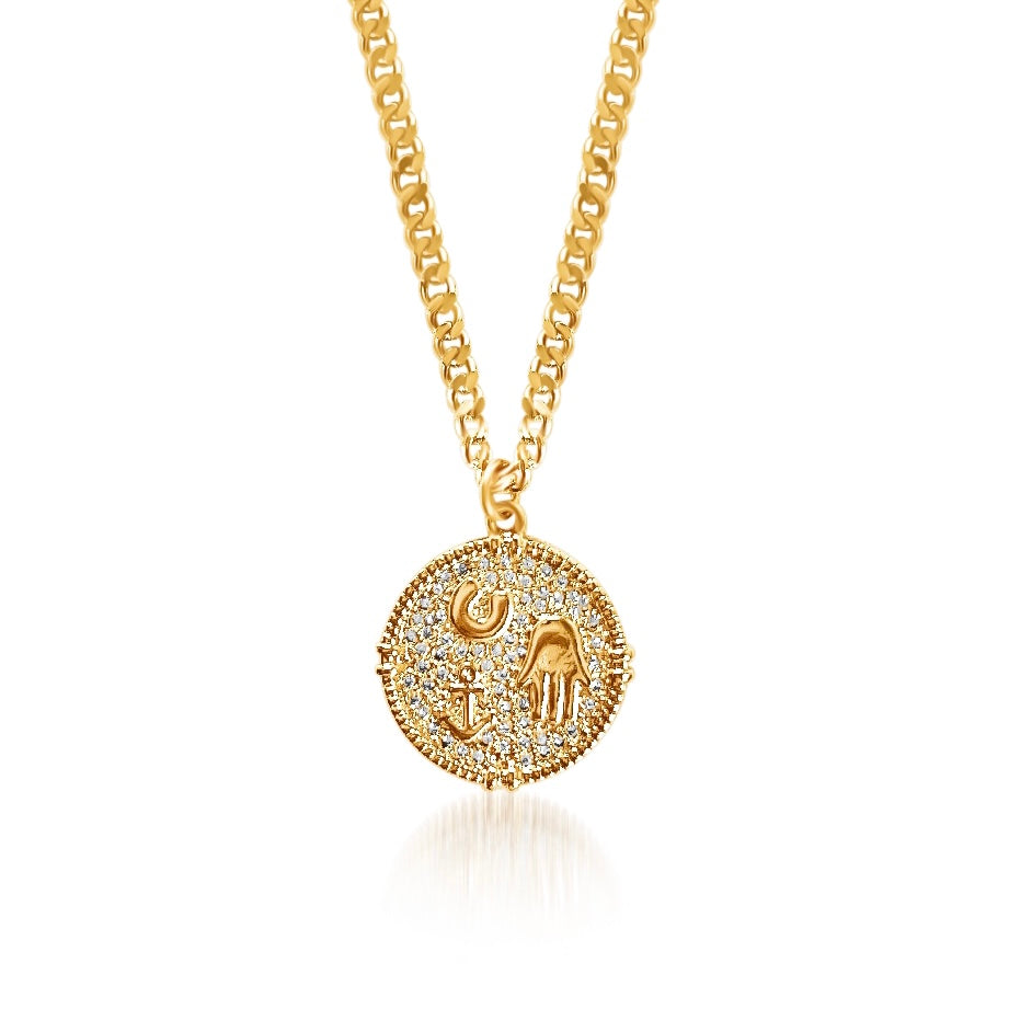 Blessings Luck Necklace - Gold Filled