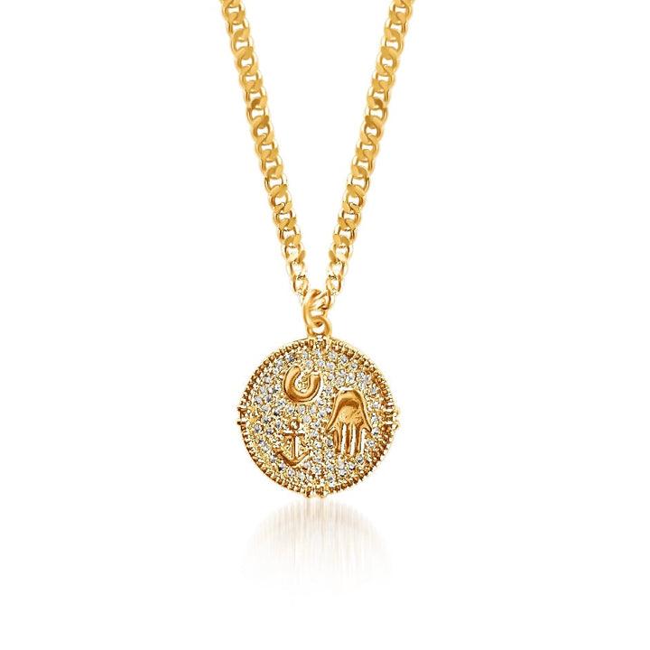 Blessings Luck Necklace - Gold Filled