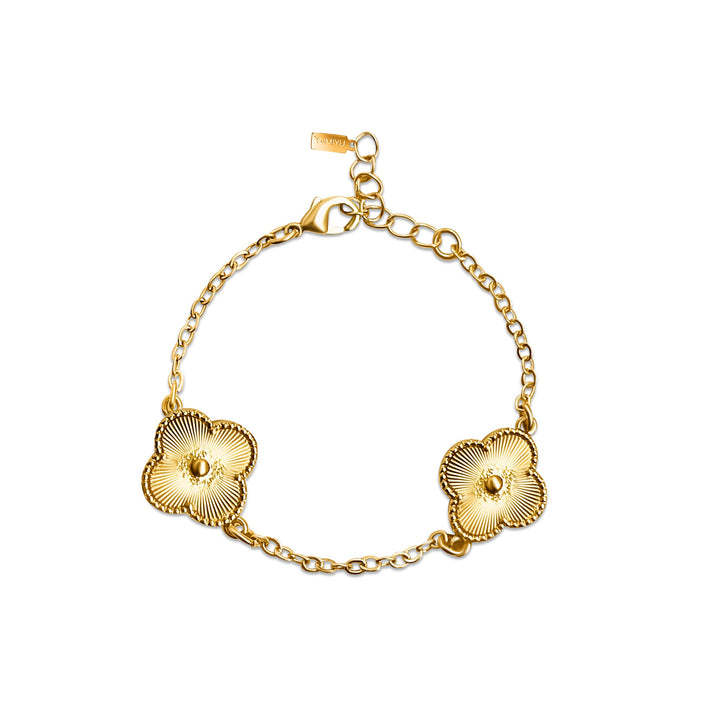 Luck Clover Bracelet/ Anklet - Gold Filled