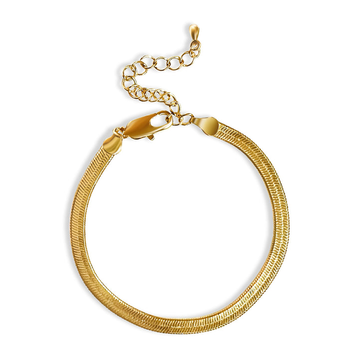 Herringbone Bracelet - Gold Filled
