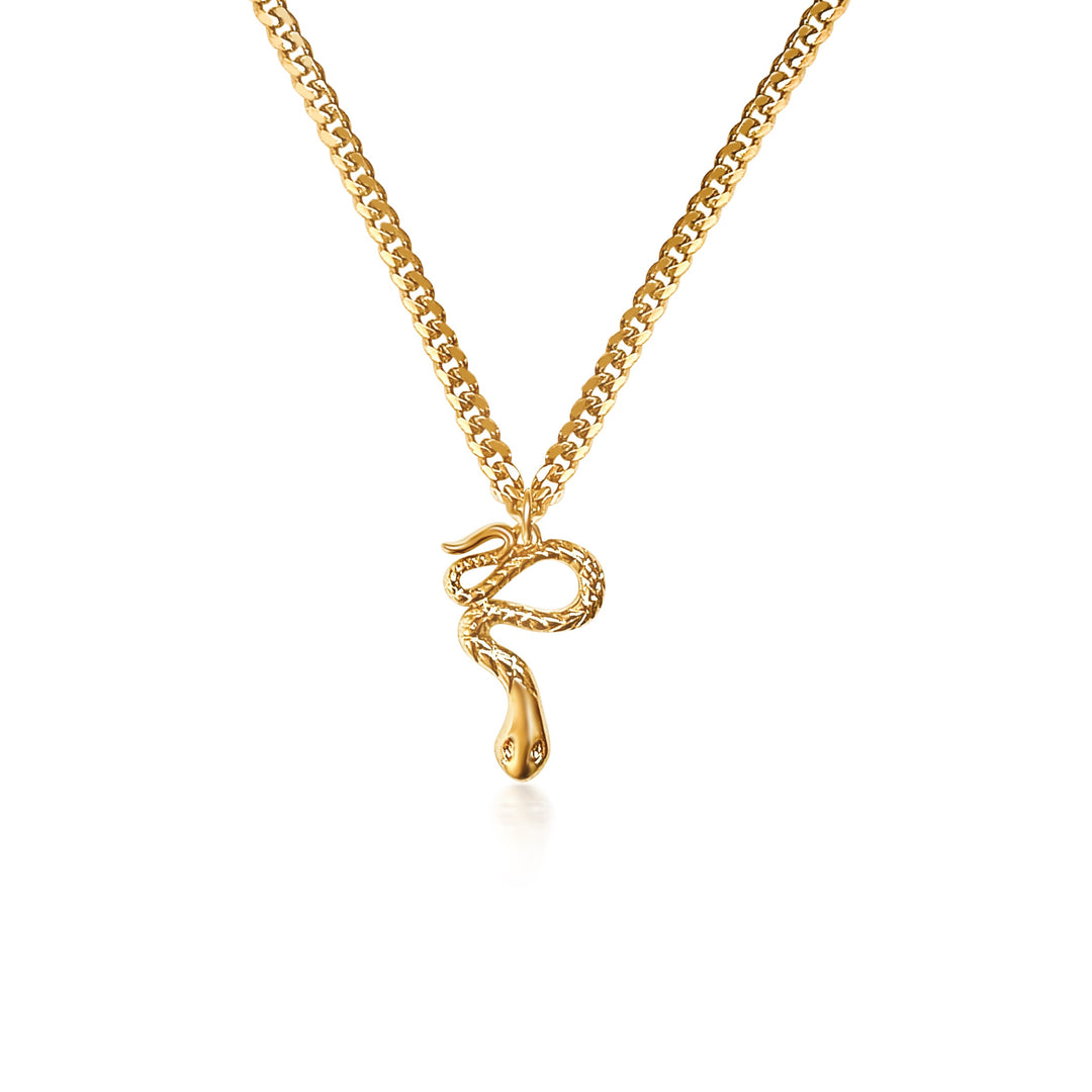 Snake Necklace - Gold Filled