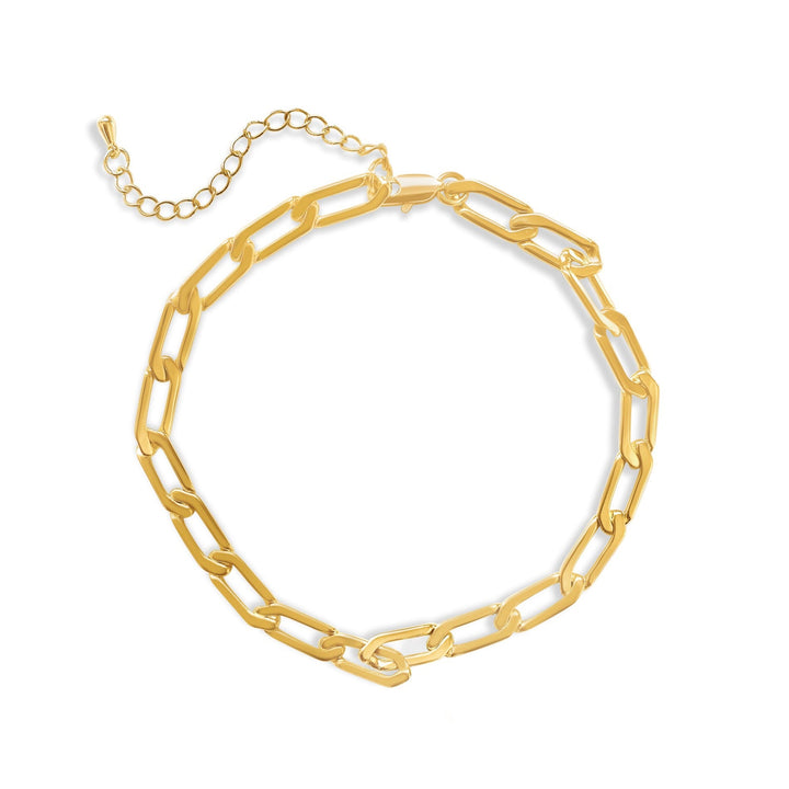 Chunky Paperclip Bracelet/ Anklet - Gold Filled