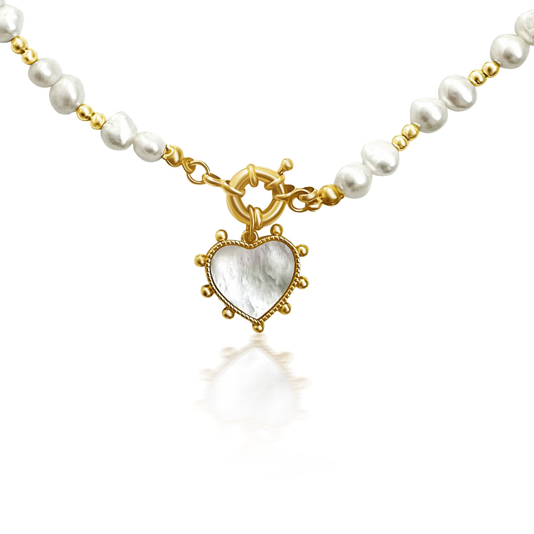 Big Love Pearl Necklace - Gold Filled